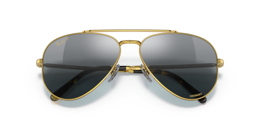 New Aviator RB3625 – Legend Gold / Polar Clear Gradient Dark Blue
