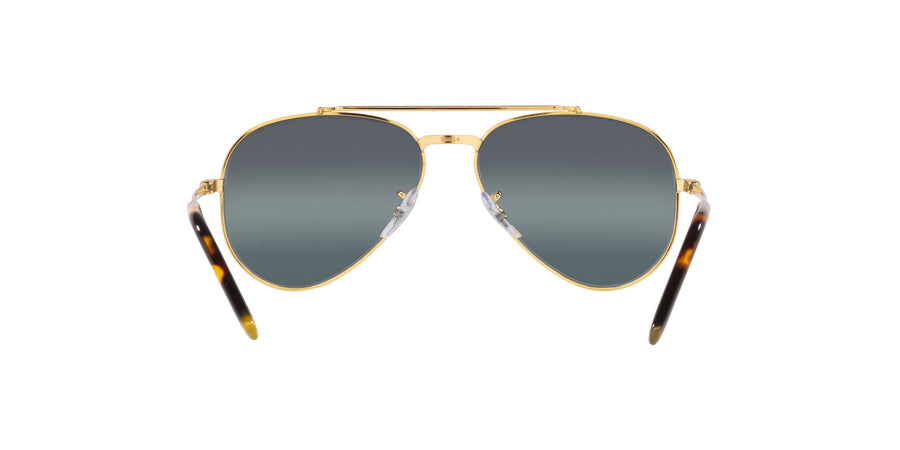 New Aviator RB3625 – Legend Gold / Polar Clear Gradient Dark Blue