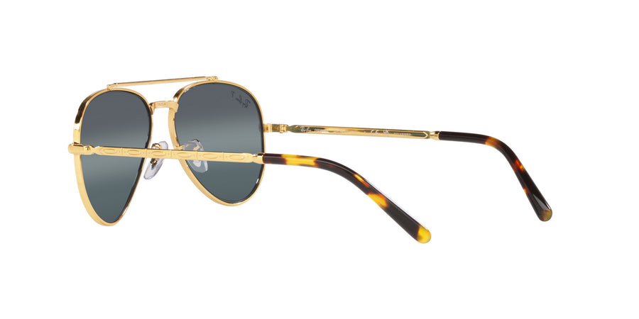 New Aviator RB3625 – Legend Gold / Polar Clear Gradient Dark Blue