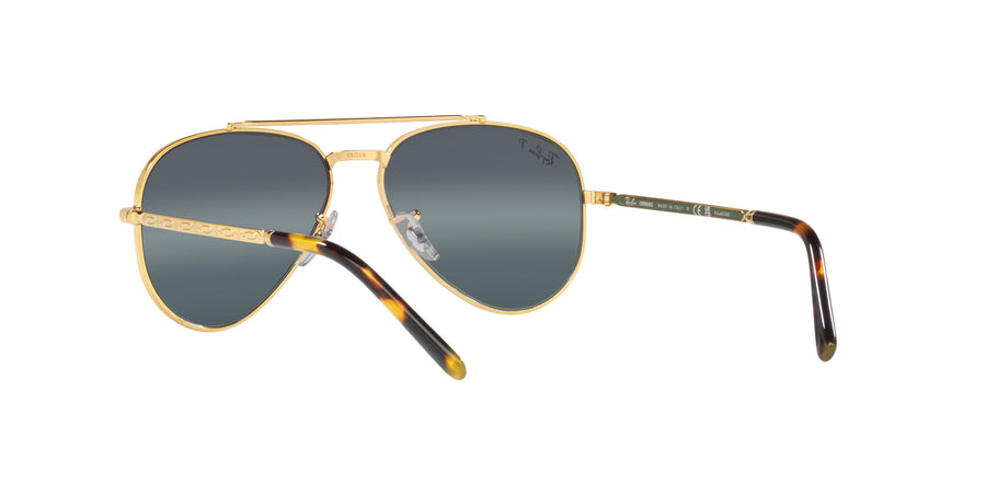 New Aviator RB3625 – Legend Gold / Polar Clear Gradient Dark Blue