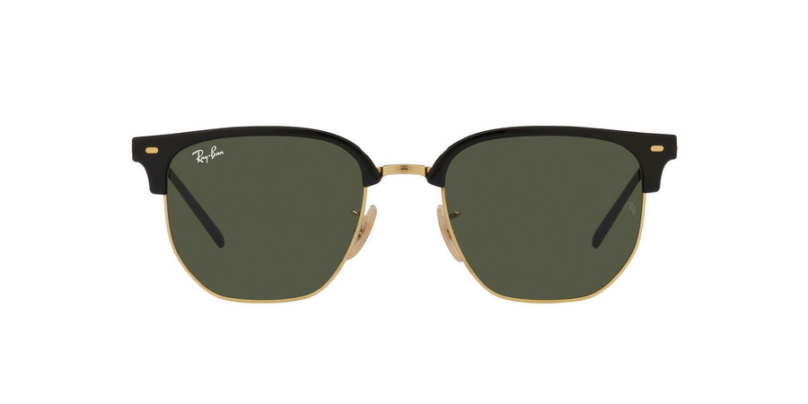 New Clubmaster RB4416 – Black On Arista / Green