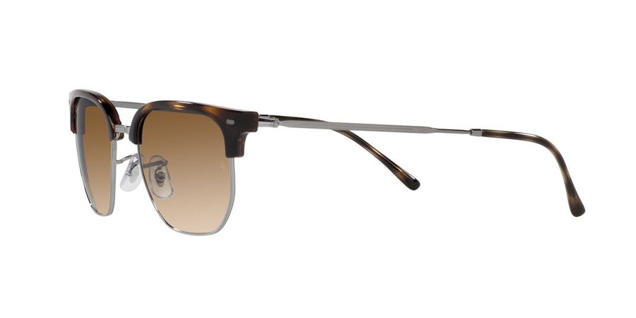 New Clubmaster RB4416 – Havana On Gunmetal / Clear Gradient Brown
