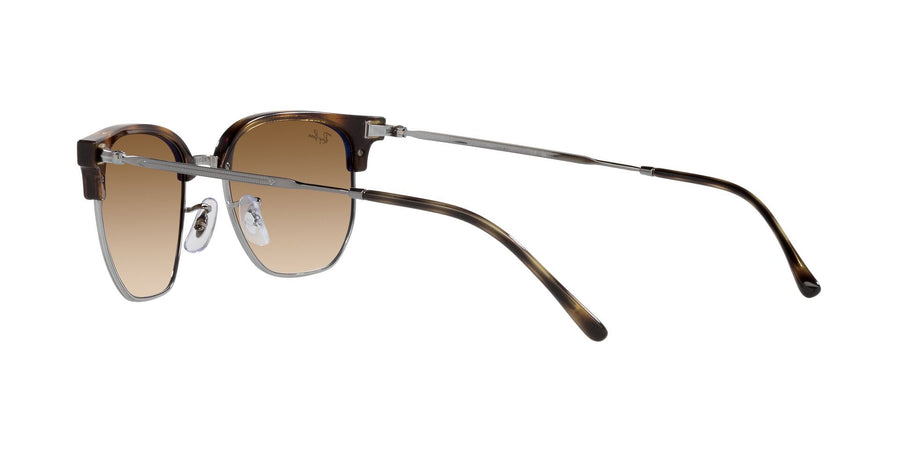New Clubmaster RB4416 – Havana On Gunmetal / Clear Gradient Brown