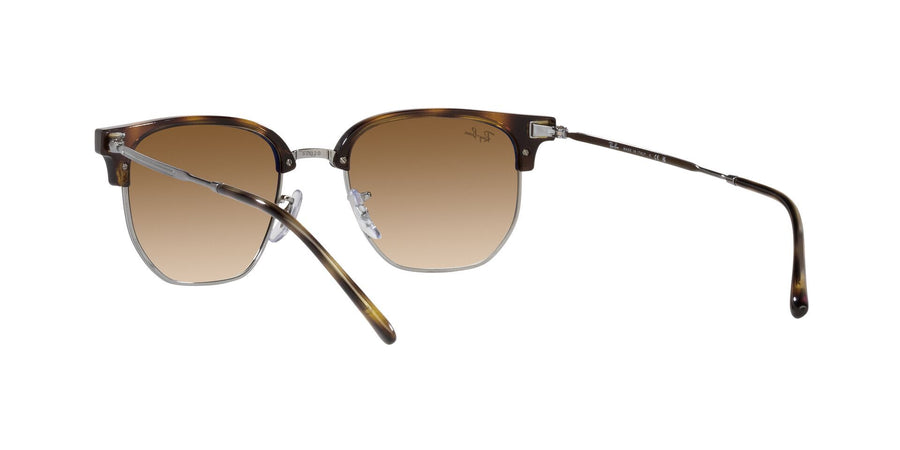 New Clubmaster RB4416 – Havana On Gunmetal / Clear Gradient Brown