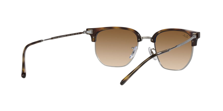 New Clubmaster RB4416 – Havana On Gunmetal / Clear Gradient Brown