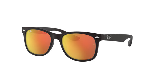 New Wayfarer Junior RJ9052 – Black / Brown Mirror Orange