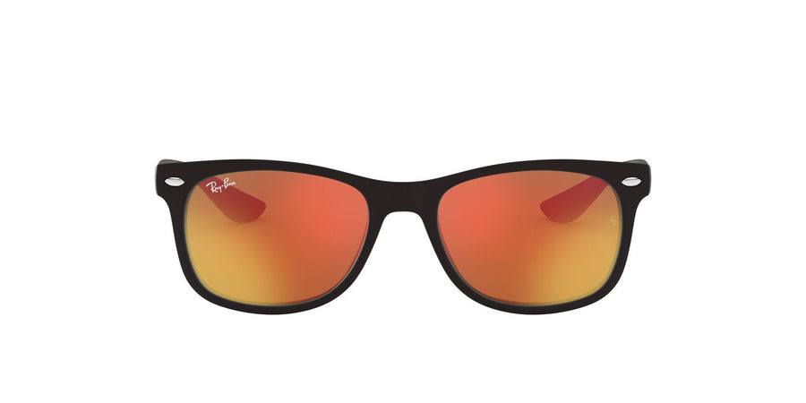 New Wayfarer Junior RJ9052 – Black / Brown Mirror Orange