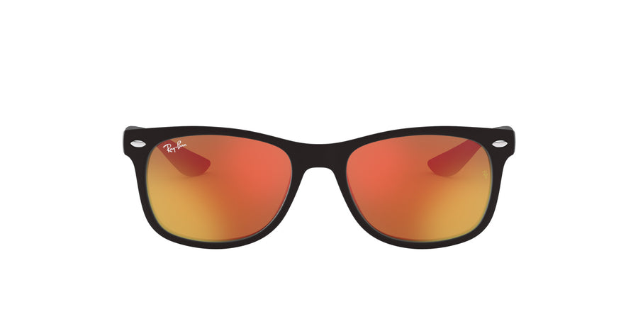 New Wayfarer Junior RJ9052 – Black / Brown Mirror Orange