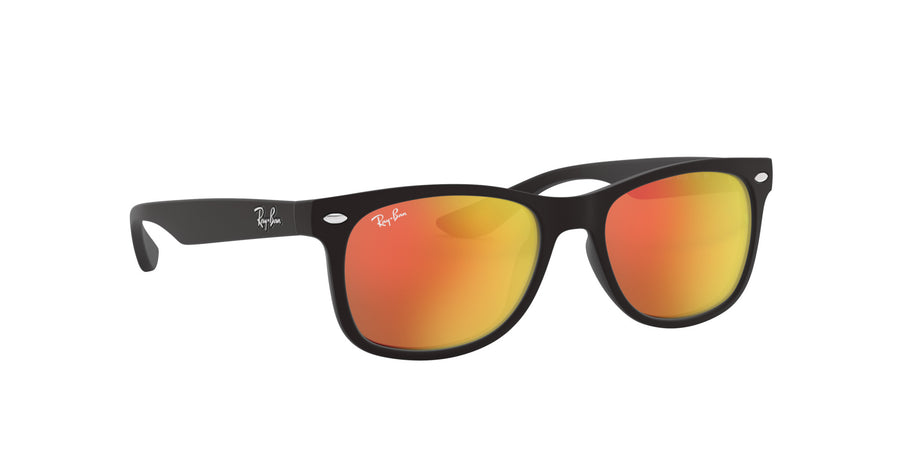 New Wayfarer Junior RJ9052 – Black / Brown Mirror Orange