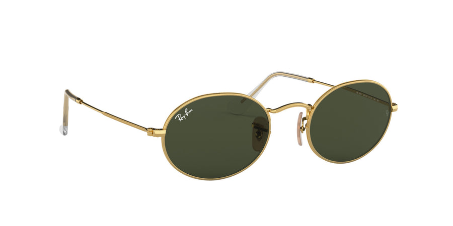 Oval Flat Lenses RB3547 – Gold / G-15 Green