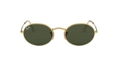 Oval Flat Lenses RB3547 – Gold / G-15 Green