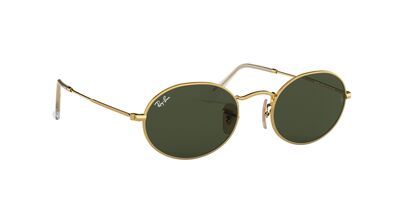 Oval Flat Lenses RB3547 – Gold / G-15 Green