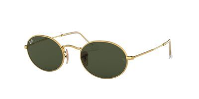 Oval Flat Lenses RB3547 – Gold / G-15 Green