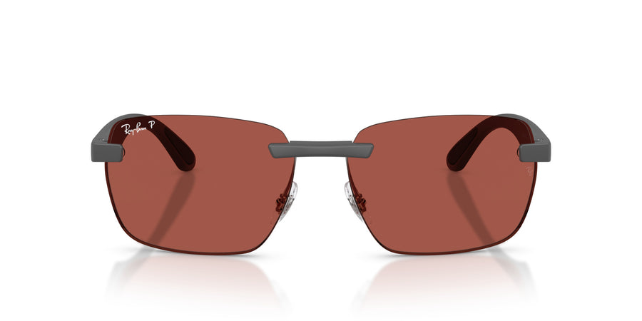 Peek Unisex Sunglass RB4470CH – Grey / Polar Red