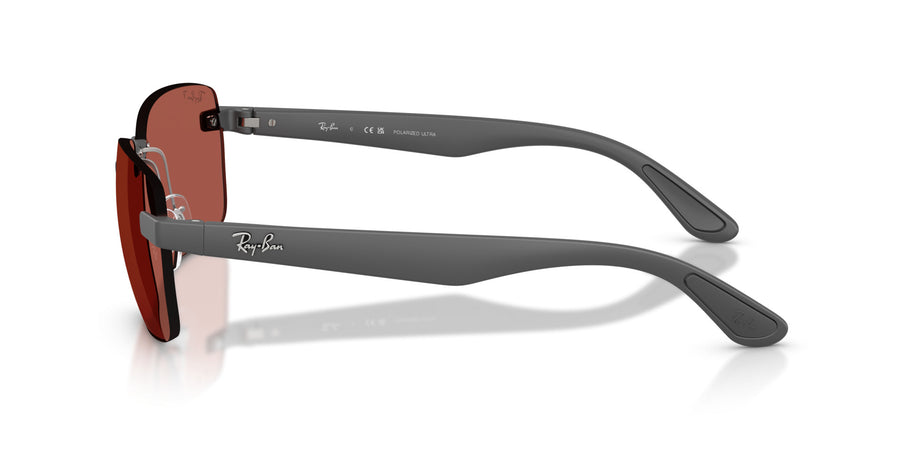 Peek Unisex Sunglass RB4470CH – Grey / Polar Red