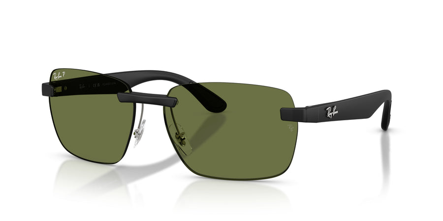 Peek Unisex Sunglass RB4470CH – Black / Polar Green