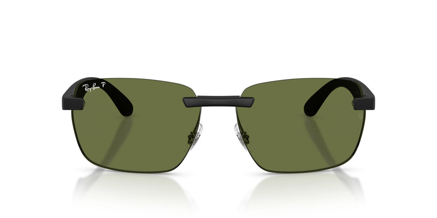 Peek Unisex Sunglass RB4470CH – Black / Polar Green