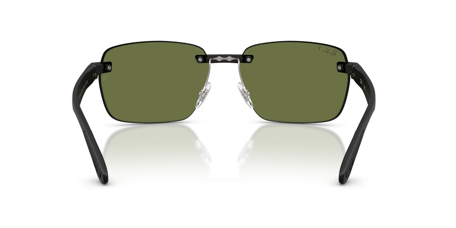 Peek Unisex Sunglass RB4470CH – Black / Polar Green