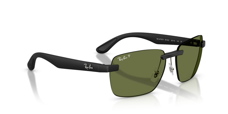 Peek Unisex Sunglass RB4470CH – Black / Polar Green