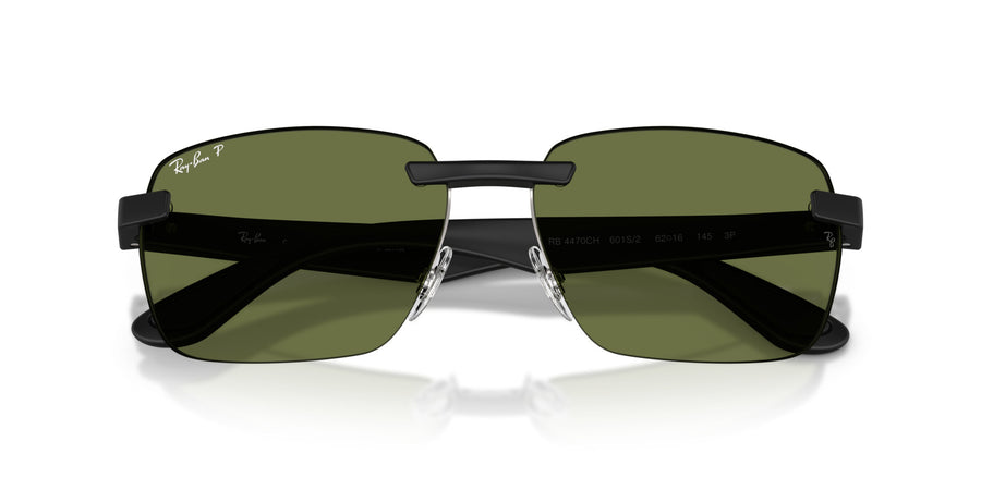 Peek Unisex Sunglass RB4470CH – Black / Polar Green