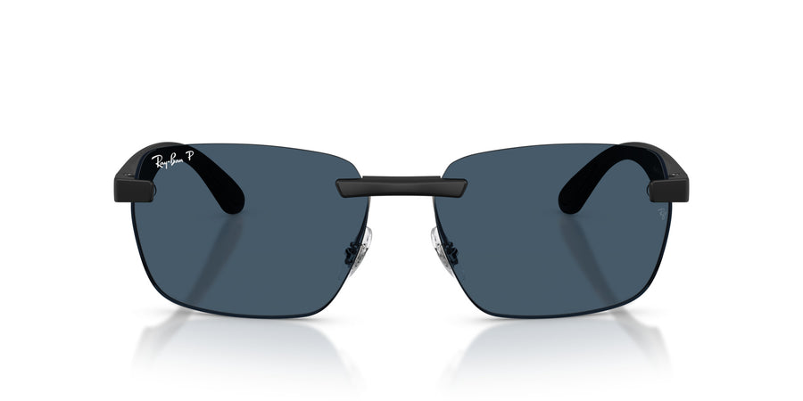 Peek Unisex Sunglass RB4470CH – Black / Polar Blue