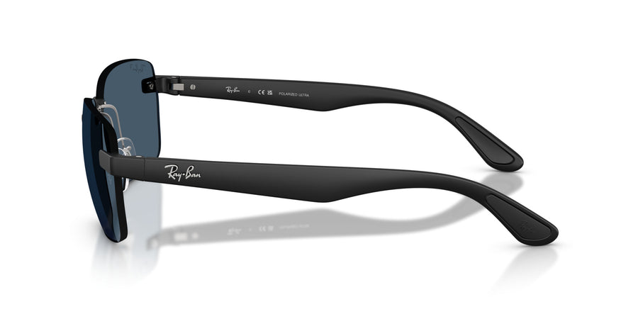 Peek Unisex Sunglass RB4470CH – Black / Polar Blue