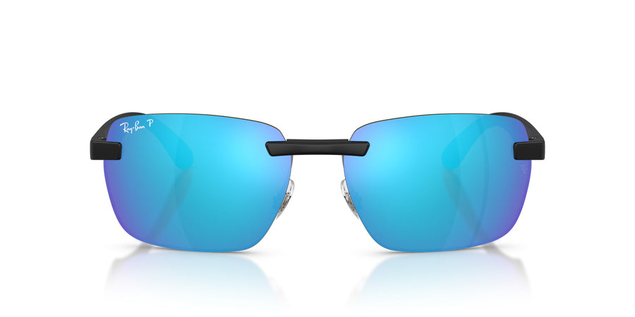 Peek Unisex Sunglass RB4470CH – Black / Polar Green