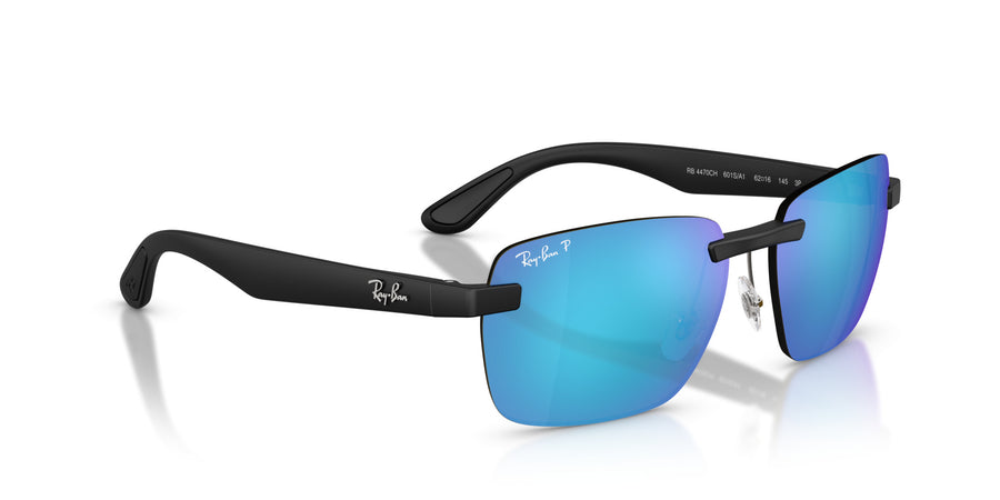 Peek Unisex Sunglass RB4470CH – Black / Polar Green