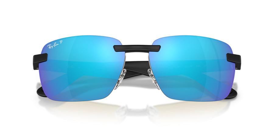 Peek Unisex Sunglass RB4470CH – Black / Polar Green