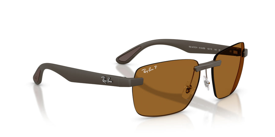 Peek Unisex Sunglass RB4470CH – Brown / Polar Bronze