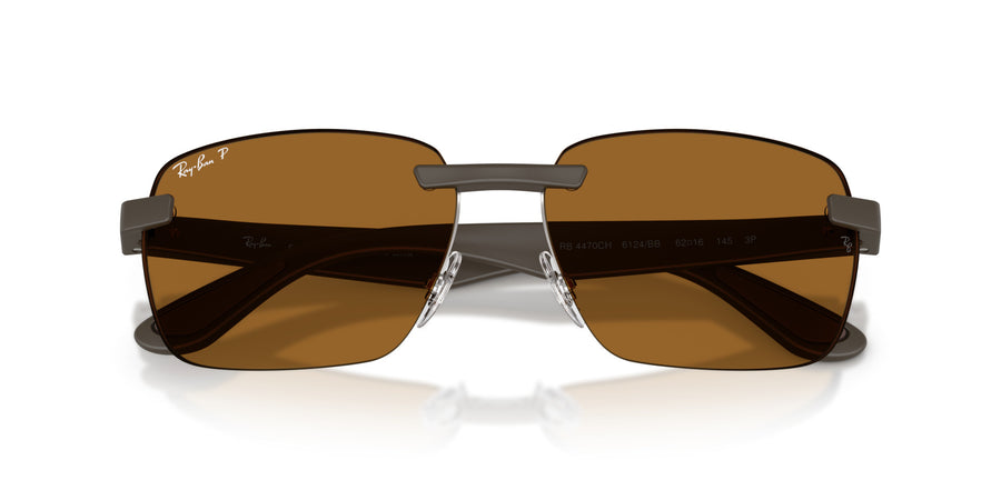 Peek Unisex Sunglass RB4470CH – Brown / Polar Bronze