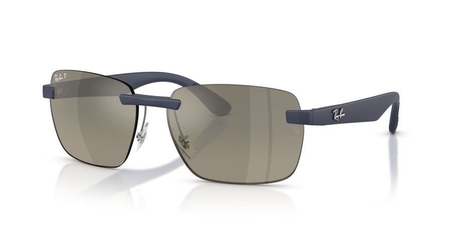 Peek Unisex Sunglass RB4470CH – Blue / Grey Mir Grey Gradient Polar