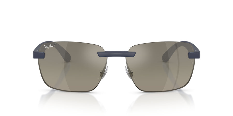 Peek Unisex Sunglass RB4470CH – Blue / Grey Mir Grey Gradient Polar