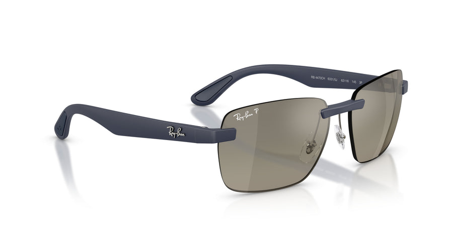 Peek Unisex Sunglass RB4470CH – Blue / Grey Mir Grey Gradient Polar