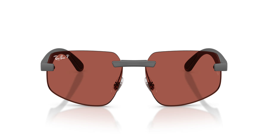 Peek Unisex Sunglass RB4475CH – Grey / Polar Red