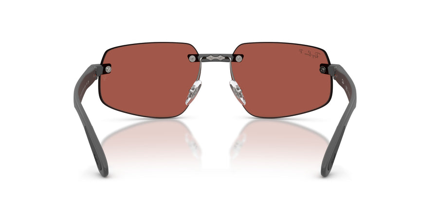 Peek Unisex Sunglass RB4475CH – Grey / Polar Red
