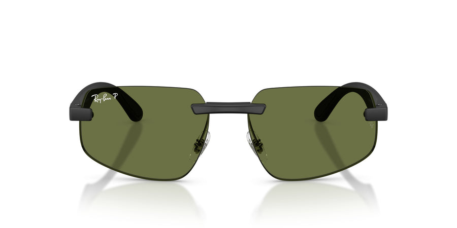 Peek Unisex Sunglass RB4475CH – Black / Polar Green