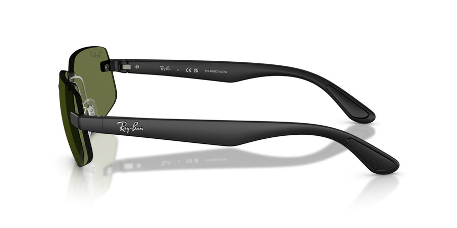 Peek Unisex Sunglass RB4475CH – Black / Polar Green