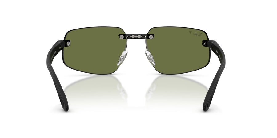 Peek Unisex Sunglass RB4475CH – Black / Polar Green