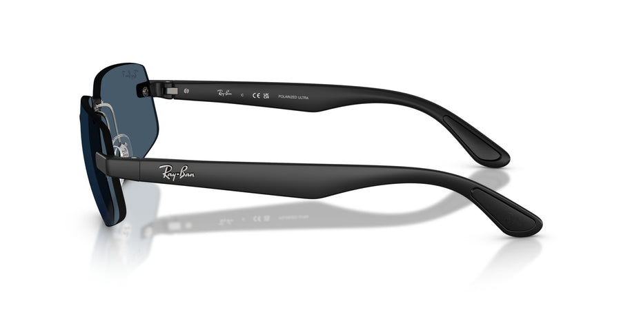 Peek Unisex Sunglass RB4475CH – Black / Polar Blue