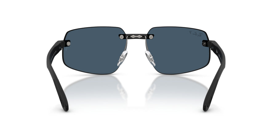 Peek Unisex Sunglass RB4475CH – Black / Polar Blue
