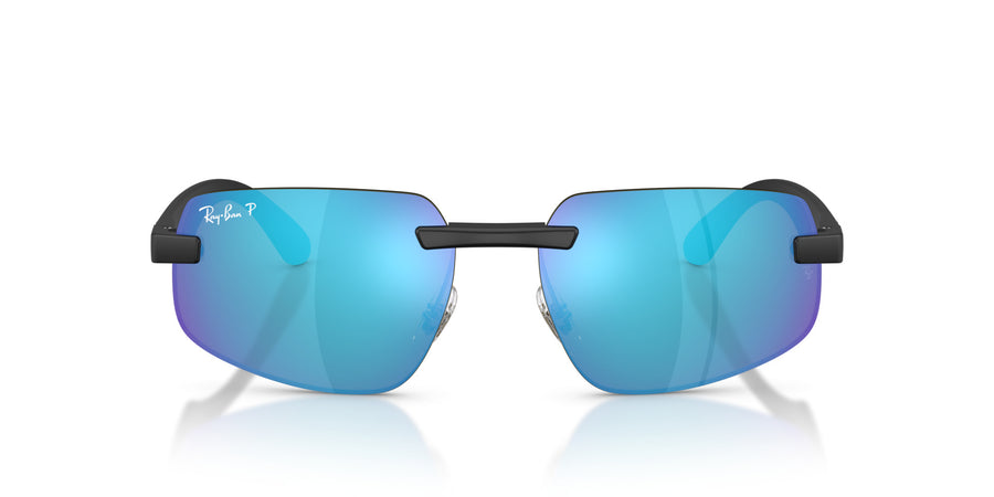 Peek Unisex Sunglass RB4475CH – Black / Polar Green