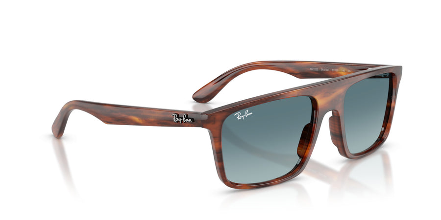 Propionate Unisex Sunglass RB2222 – Havana / Blue Gradient Grey