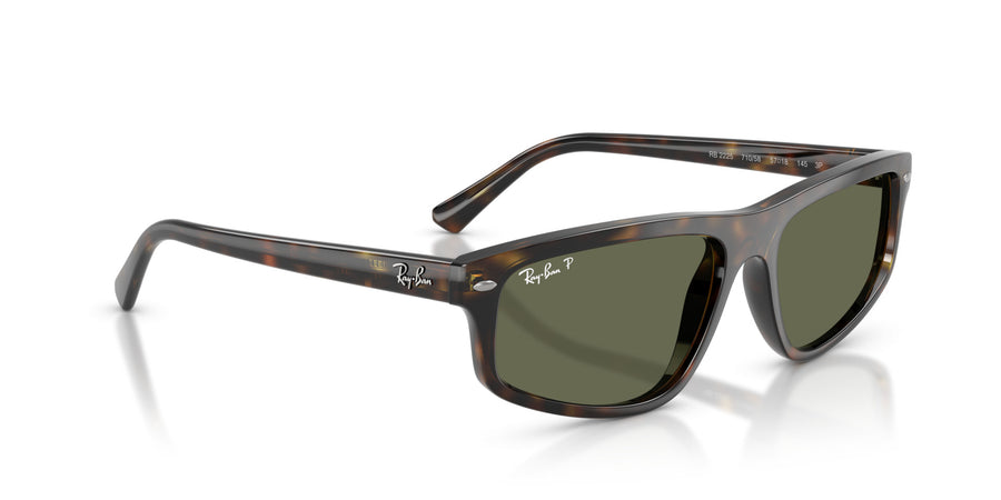 Propionate Unisex Sunglass RB2225 – Havana / Green Polar