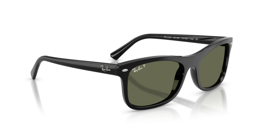 Propionate Unisex Sunglass RB2226 – Black / Polar Green