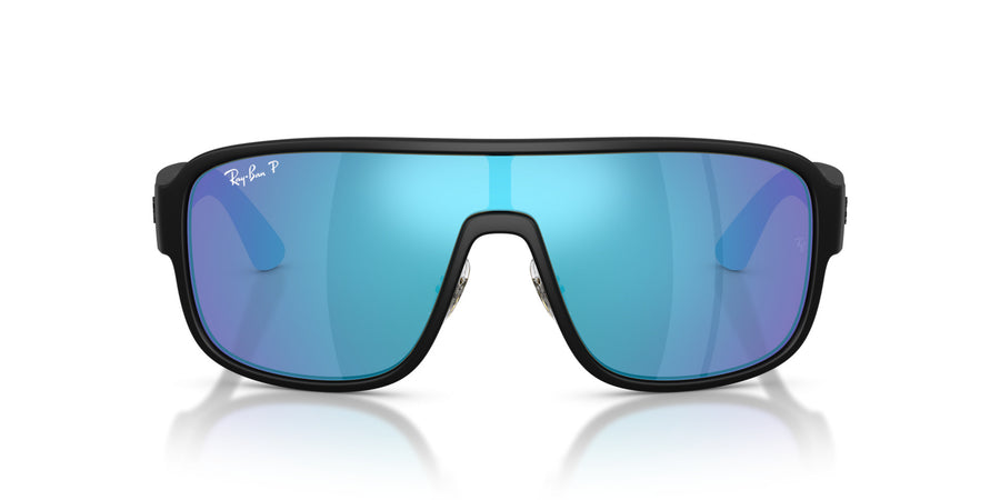 Propionate Unisex Sunglass RB2229 – Matte Black / Polar Green Mirror Blue