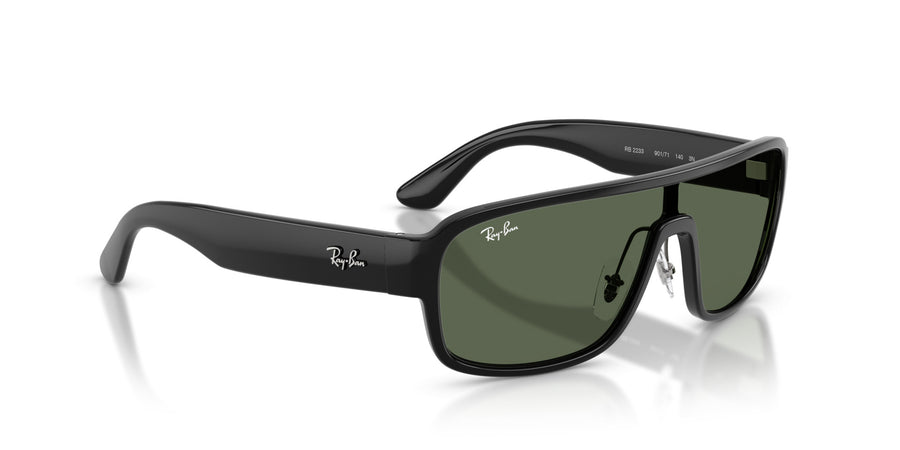 Propionate Unisex Sunglass RB2233 – Black / Dark Green