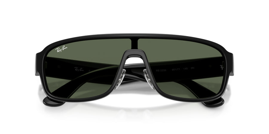 Propionate Unisex Sunglass RB2233 – Black / Dark Green