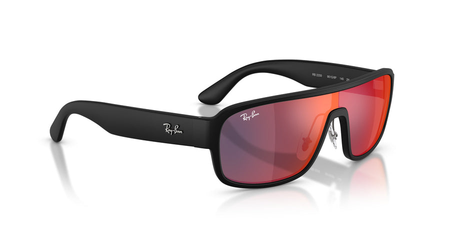 Propionate Unisex Sunglass RB2233 – Matte Black / Dark Blue Mirror Violet Etc