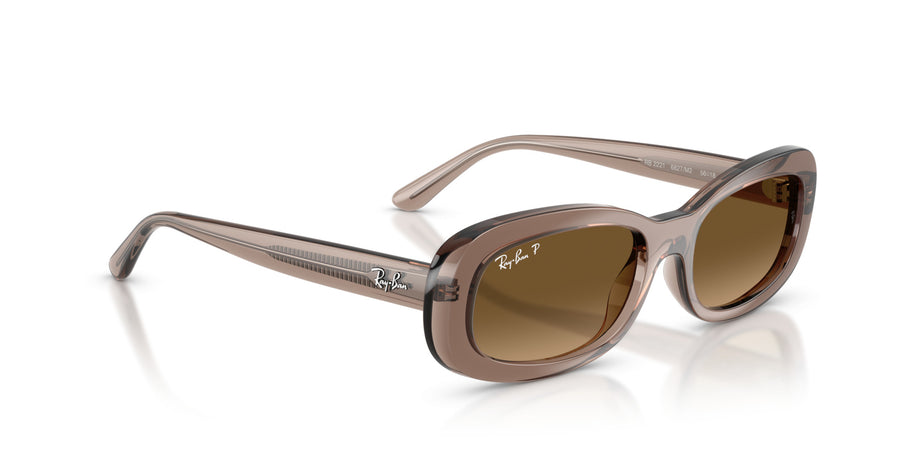 Propionate Woman Sunglass RB2221 – Grey / Gradient Brown Polar